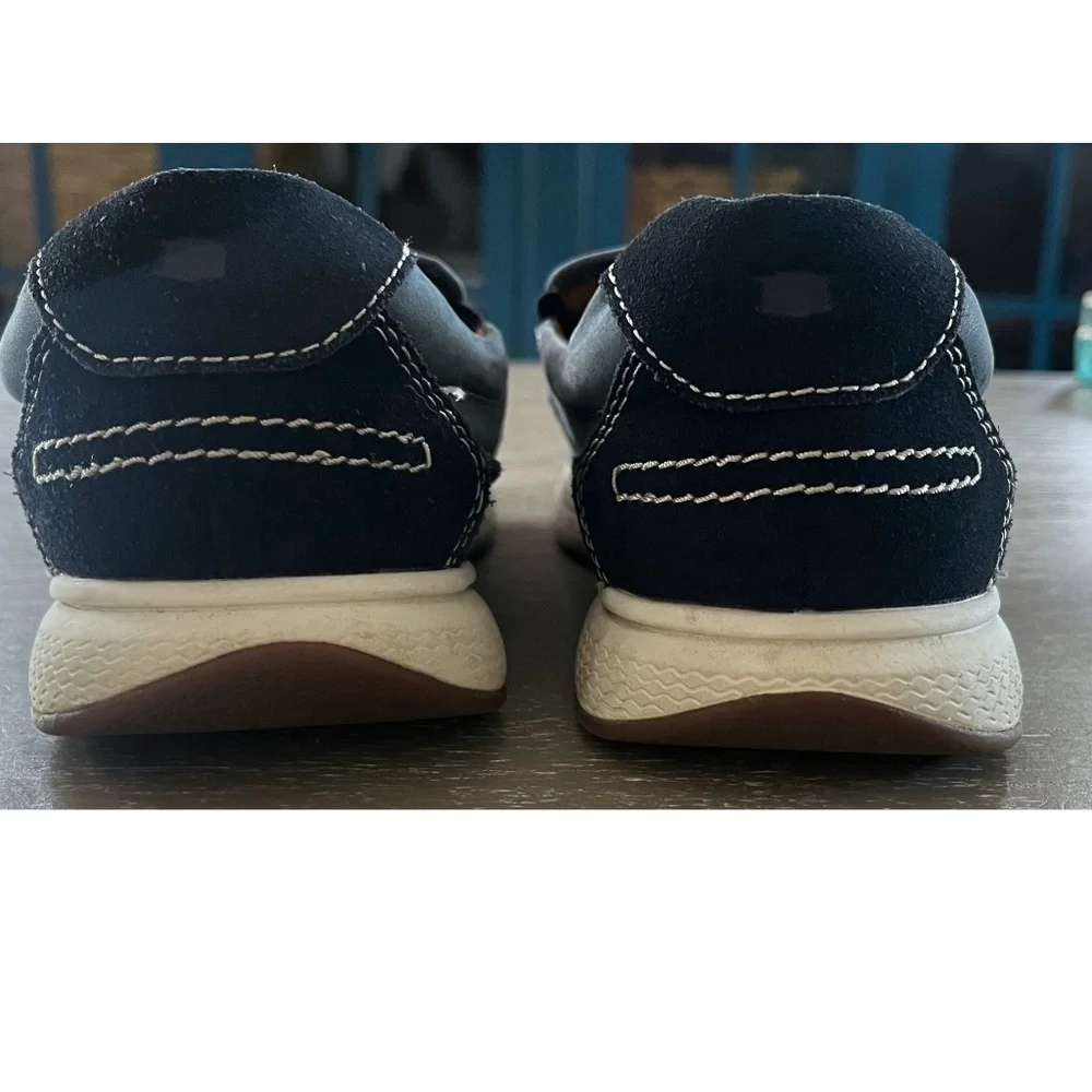 Florsheim Great Lakes Mac Toe Slip On Jr Boy's Youth Size 5 Blue